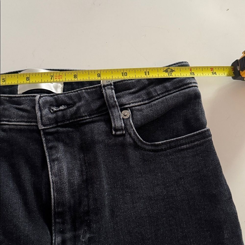 Frame Denim Women's Le Crop mini Boot Black Jeans EUC - Picture 8 of 9